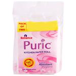 Puric 2 Ply Kitchen Paper Roll 60 pulls (Pack of 2)