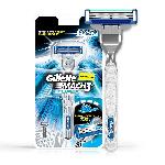 Gillette Mach3 Turbo Manual Shaving Razor 3 Blades
