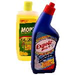 Expelz Plus Toilet Cleaner with Mopz Fresh Lime Surface Cleaner Combo Pack (500 ml + 500 ml)