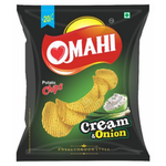 Omahi Potato Chips Cream & Onion 46 gm
