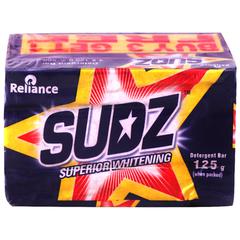 Sudz Superior Whitening Detergent Bar 125 g (Buy 3 Get 1 Free)