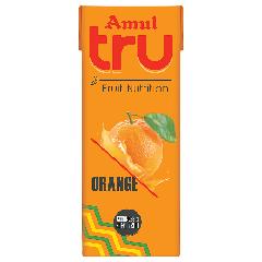 Amul Tru Orange Flavoured Milk 200 ml (Tetra Pak)