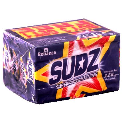Sudz Superior Whitening Detergent Bar 125 g (Buy 3 Get 1 Free)