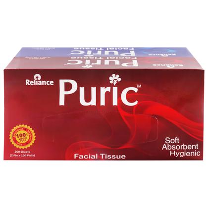 Puric Facial Tissues 100 pcs