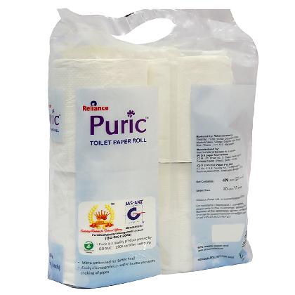 Puric Toilet Paper Roll 235 pulls (Pack of 4)