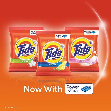 Tide Plus Lemon & Mint Detergent Powder 4 kg (Get 1 kg Free)