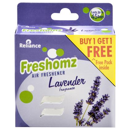 Freshomz Lavender Air Freshener Block 75 g (Buy 1 Get 1 Free Pack Inside)