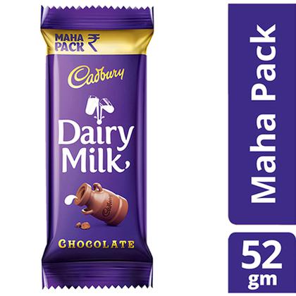 Cadbury Dairy Milk Chocolate Bar 52 g (Value Pack)