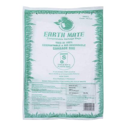 Earthmate Compostable Garbage 15 Pcs 48X53 cms