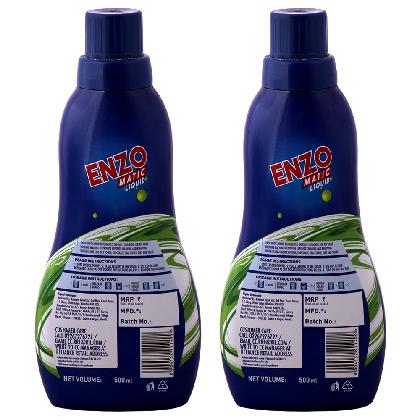 Enzo Matic Top Load Liquid Detergent 500 ml (Buy 1 Get 1 Free)
