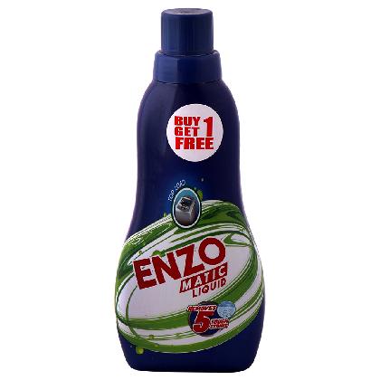 Enzo Matic Top Load Liquid Detergent 500 ml (Buy 1 Get 1 Free)