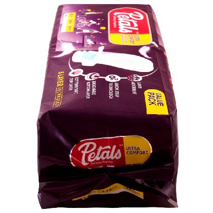 Petals Ultra Comfort Sanitary Napkins with Wings (XL+) 30 pads