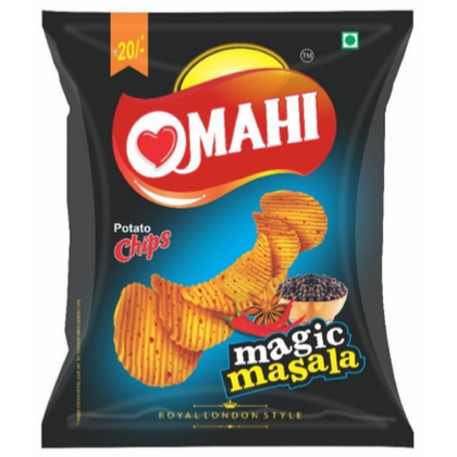 Omahi Potato Chips Magic Masala 46 gm